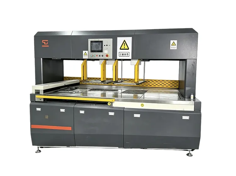 Hot stamping and embossing equipment for decorative surface effects